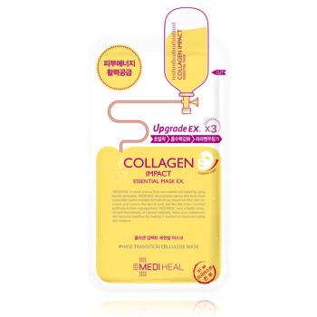 MEDIHEAL Essential Mask Collagen Impact ošetrujúca plátienková maska s kolagénom 24 ml