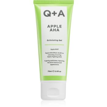 Q+A Apple AHA exfoliačný čistiaci gél 75 ml