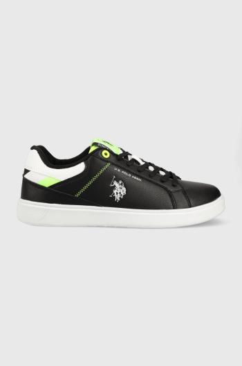 Tenisky U.S. Polo Assn. ROKKO čierna farba, ROKKO001M/3Y2