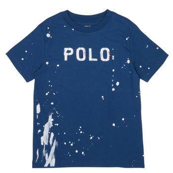 Polo Ralph Lauren  Tričká s krátkym rukávom GRAPHIC TEE2-KNIT SHIRTS-T-SHIRT  Námornícka modrá