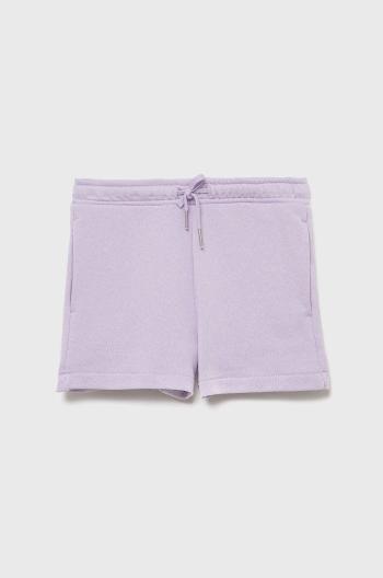 Detské krátke nohavice Tom Tailor fialová farba, jednofarebné,