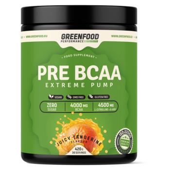 GREENFOOD NUTRITION Performance pre BCAA šťavnatá mandarínka 420 g