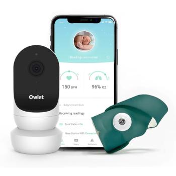 Owlet Monitor Duo Smart Sock 3 & Cam 2 sada pre bábätká Deep Sea Green 1 ks