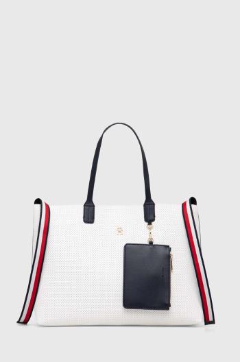 Kabelka Tommy Hilfiger biela farba,AW0AW16104