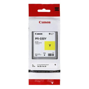 CANON PFI-030 Y - originálna cartridge, žltá, 55ml