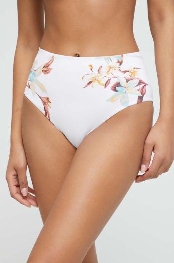 Plavkové nohavičky Max Mara Beachwear biela farba