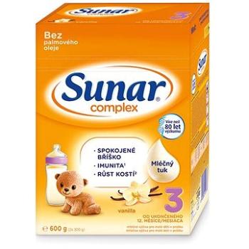 Sunar Complex 3 batoľacie mlieko vanilka 600 g (8592084415778)
