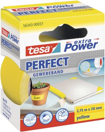 tesa PERFECT 56343-00037-03 páska so skleným vláknom tesa® Extra Power žltá (d x š) 2.75 m x 38 mm 1 ks
