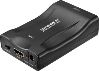 SpeaKa Professional AV konvertor SP-9430148 [HDMI - SCART] 1920 x 1080 Pixel