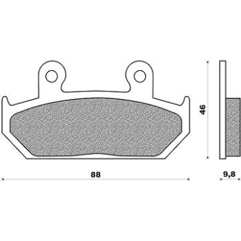 NEWFREN brzdové doštičky (zmes ROAD TOURING SINTERED) (2 ks) M502 – 574 (M502-574)