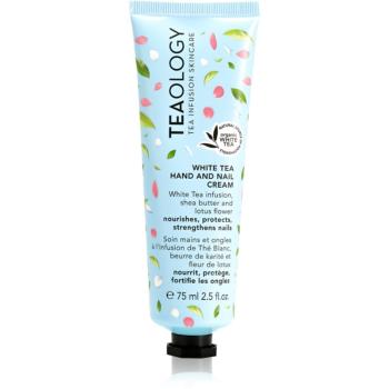 Teaology White Tea Hand and Nail Cream hydratačný krém na ruky a nechty 75 ml