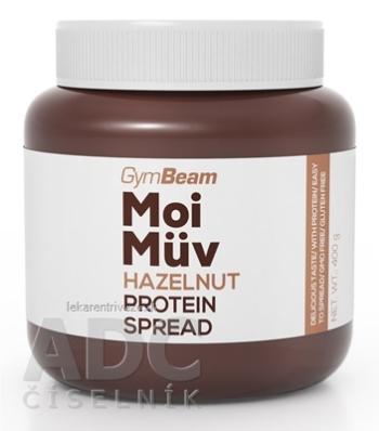 GymBeam MoiMüv Protein Spread HAZELNUT proteínová nátierka, orieškovo-kakaová príchuť 1x400 g
