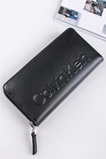 Čierna peňaženka CK Zip Around Wallet