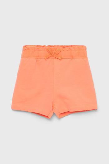 Detské krátke nohavice Name it oranžová farba, jednofarebné,