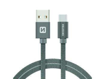 Kábel SWISSTEN 71521202 USB/USB-C 1,2m Grey