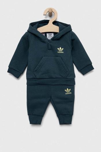 Tepláková súprava pre bábätká adidas Originals zelená farba