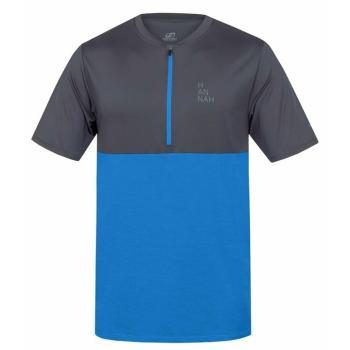 Pánske tričko Hannah Sanvi asphalt/french blue mel XL