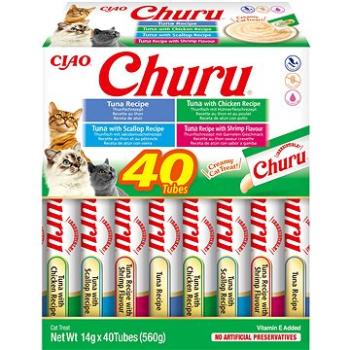 Ciao Churu Cat BOX Tuna Seafood Variety 40× 14 g (4262365731425)