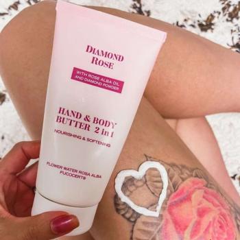 Ošetrujúce maslo na telo a ruky 2v1 Diamond Rose Biofresh 150 ml