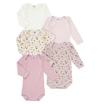 Petit Bateau  BODY US ML ROSAMINI PACK X5  Pyžamá Ružová