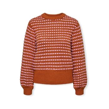 Y.a.s  YAS Dela Knit L/S - Meerkat/Orchid  Svetre Oranžová