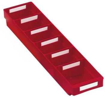 Kappes 6632.00.3051 regálová krabica  vhodné pre potraviny (š x v x h) 120 x 65 x 500 mm červená 1 ks