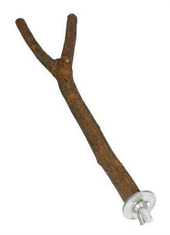 Trixie Perch, Y-shape, screw fixing, bark wood, 35 cm/ř 18 mm