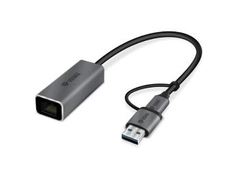 Adaptér YENKEE YTC 013 USB C na RJ45