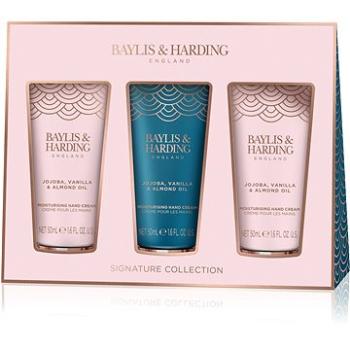 BAYLIS & HARDING Sada 3 krémov na ruky - Jojoba, vanilka & mandľový olej (017854110052)