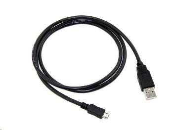 C-TECH kábel USB 2.0 AM/Micro, 2m, čierny