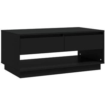 SHUMEE Konferenčný stolík čierny 102,5 × 55 × 44 cm drevotrieska, 809504