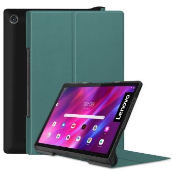 LEATHER Zaklápací obal Lenovo Yoga Tab 11 zelený