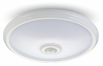 Ecolite LED stropné svietidlo 12W s pohybovým PIR čidlom Farba svetla: Denná biela WHST78/LED-4100