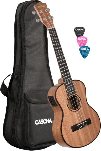 Cascha HH2048E Tenorové ukulele Natural