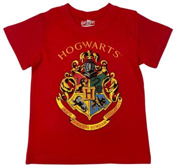 Setino Detské tričko - Harry Potter Hogwarts červené Veľkosť - deti: 122