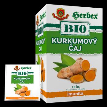 Herbex BIO Kurkumový čaj 20 x 1.5 g