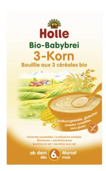 HOLLE Bio 3zrnná kaša. 250 g