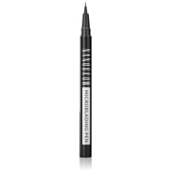 Nanobrow Microblading Pen Precízna vodeodolná linka na obočie odtieň Espresso 1 ml