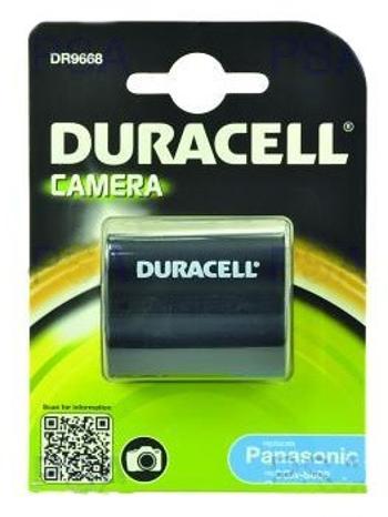 DURACELL Batéria - DR9668 pre Panasonic CGR-S006E/1B, čierna, 700 mAh, 7.4V