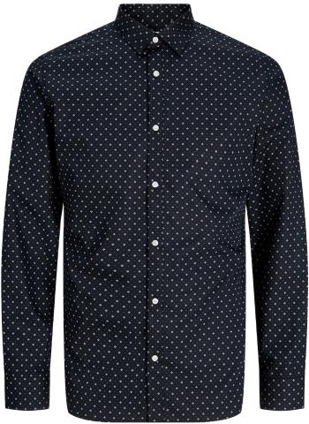 Jack&Jones Pánska košeľa JJJOE Slim Fit 12260131 Black L