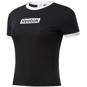 Reebok Sport  Tričká s krátkym rukávom Training Essentials Linear Logo Tee  Čierna