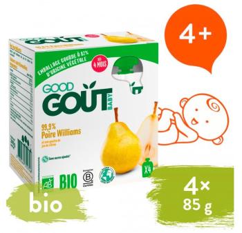 4x GOOD GOUT BIO Hruška 85 g