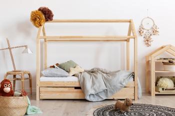 Detská posteľ Ourbaby Mila II prírodná 190x80 cm