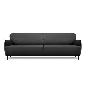 Tmavosivá kožená pohovka Windsor & Co Sofas Neso, 235 x 90 cm