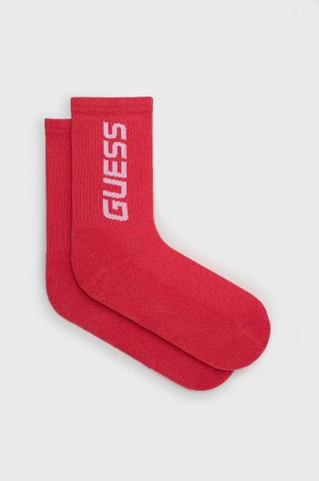 Ponožky Guess dámske, ružová farba