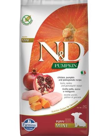 Farmina N&D dog PUMPKIN (GF) puppy mini, chicken & pomegranate 7kg