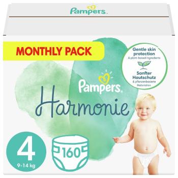 PAMPERS Harmonie Veľkosť 4, 160 ks, 9-14 kg