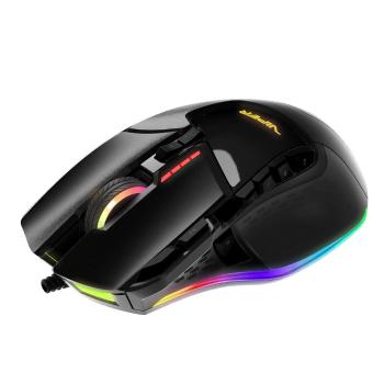 Patriot Viper RGB Black Edition/Herná/Laserová/Pre pravákov/6 000 DPI/Drôtová USB/Čierna