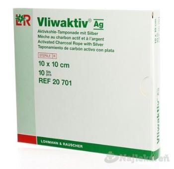 VLIWAKTIV AG TAMPONÁDY S AKTÍV.UHLÍM A AG 10x10cm 10ks