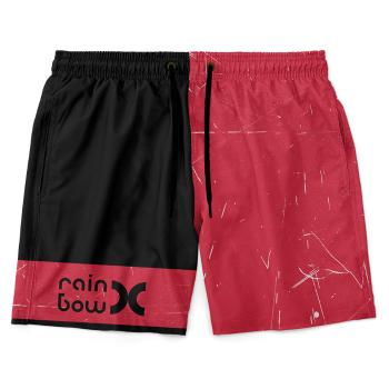 Pánske plavky short – Black & Red (Veľkosť: L)